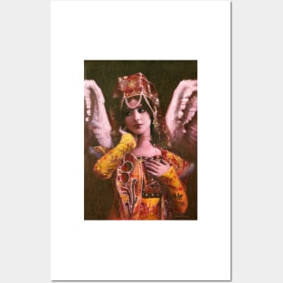Decorative Vintage Angel Posters and Art